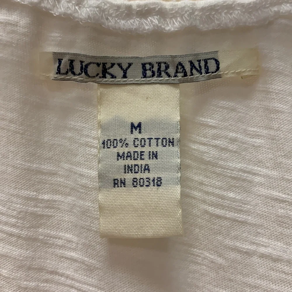 Womens Lucky Brand Short Sleeve Top - Picture 5 of 6
